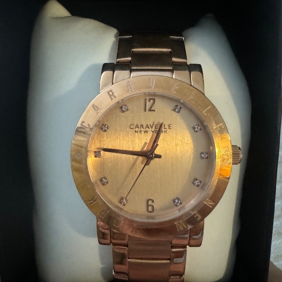 Caravelle New York by Bulova Rose Gold Watch - New - Picture 1 of 2